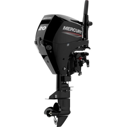 Mercury 20hp EFI Tiller FourStroke Outboard Motor – 20″ Shaft, Manual Tilt/Trim, Manual Start