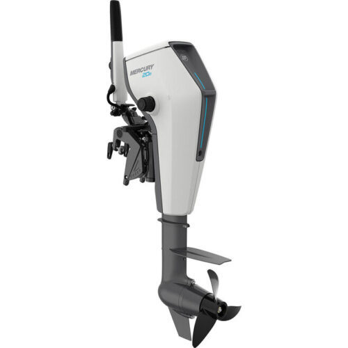 Mercury Avator 20e Tiller Electric Outboard Motor, 15″ Shaft (Battery and Harness Sold Separately)
